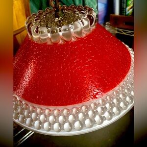 Hobnail glass light fixture from the 50’s